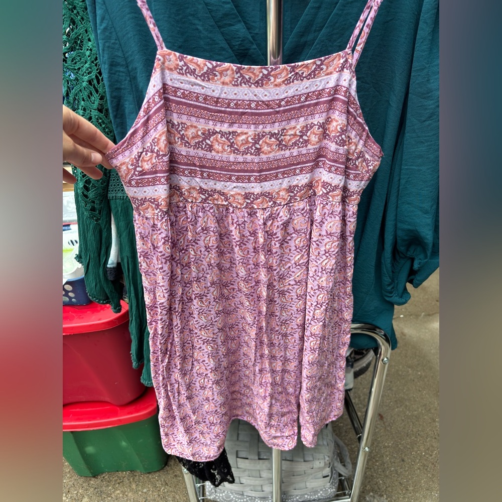 Wallflower Pink and Purple Mini Dress